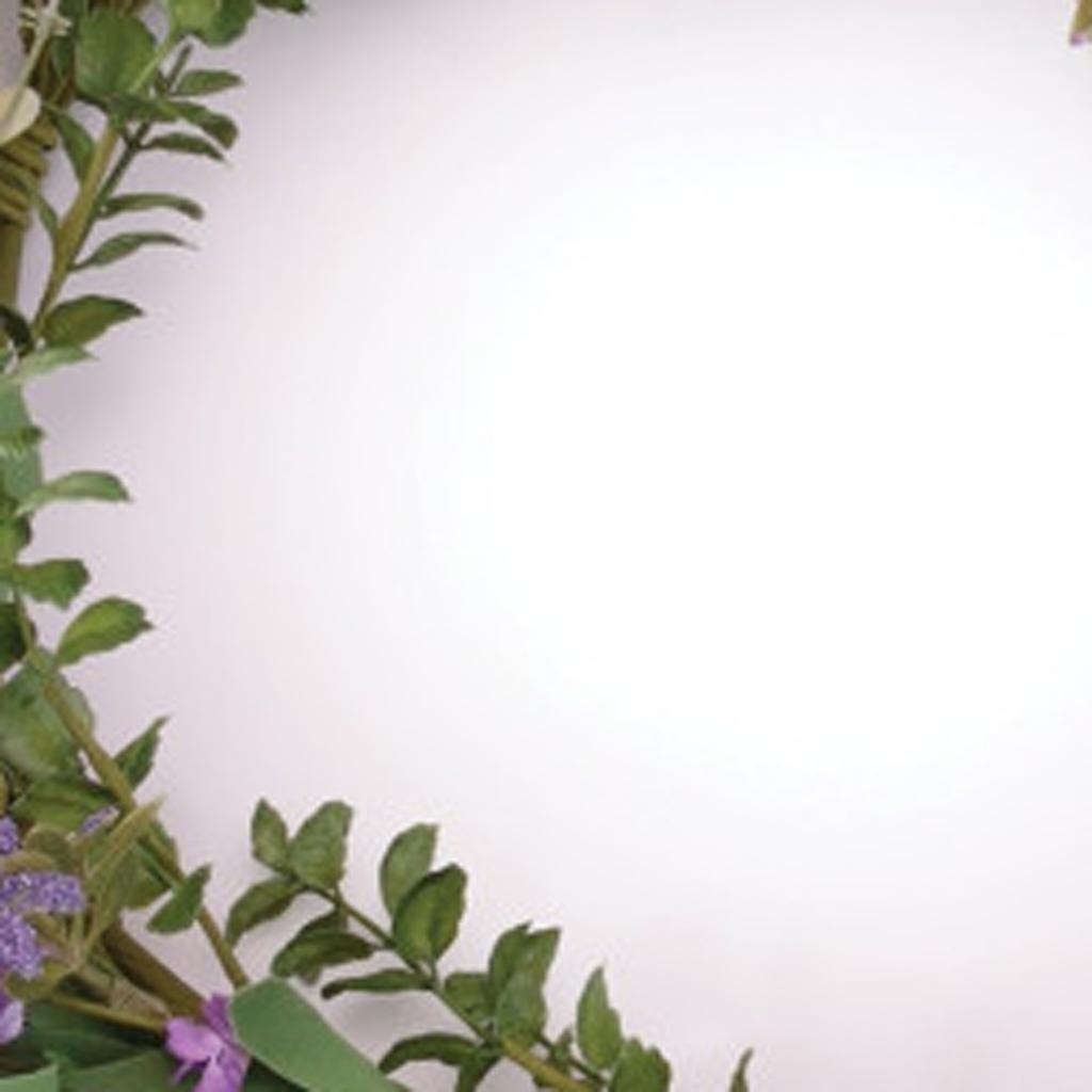Lavender Bliss Assortment Wreath – Serene Spring Accent | Artificial Decor | Trufairs