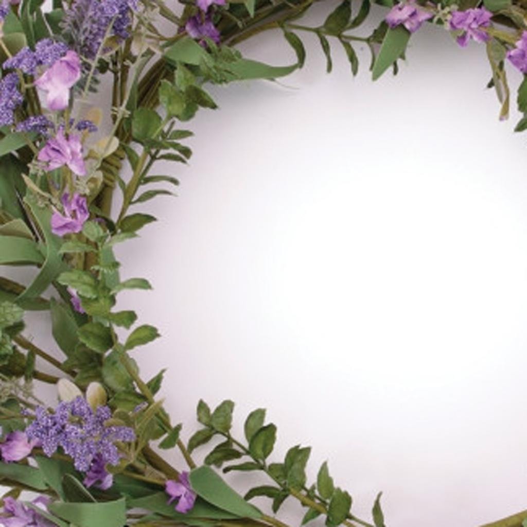 Lavender Bliss Assortment Wreath – Serene Spring Accent | Artificial Decor | Trufairs