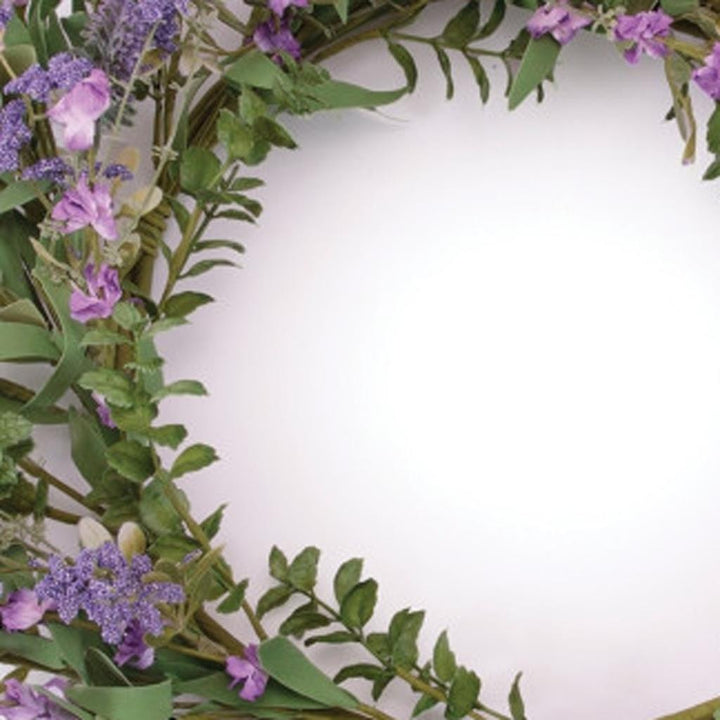 Lavender Bliss Assortment Wreath – Serene Spring Accent | Artificial Decor | Trufairs