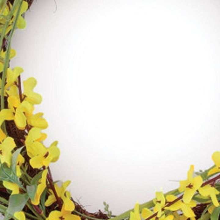 Spring Forsythia Hydrangea Wreath – Vibrant Seasonal Bloom | Indoor Floral Decor | Trufairs