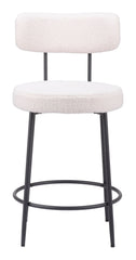 Blanca Counter Stool (Set of 2) Ivory