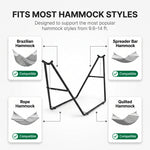 Adjustable 9-14FT Heavy-Duty Hammock Stand – 550-660LBS Outdoor/Indoor Steel Frame - 6