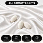Mulberry Silk Pillowcases, Set of 2 – Standard, Queen & King - 6