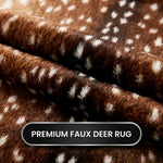 Faux Cowhide Rug – Animal Print Area Rug for Living Room, Bedroom & Office - 6