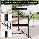 4 ft Adjustable Folding Camping Table - 6