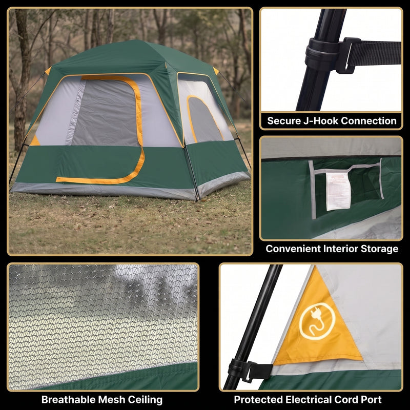 2-4 Person Dome And Cabin Camping Tents - 6