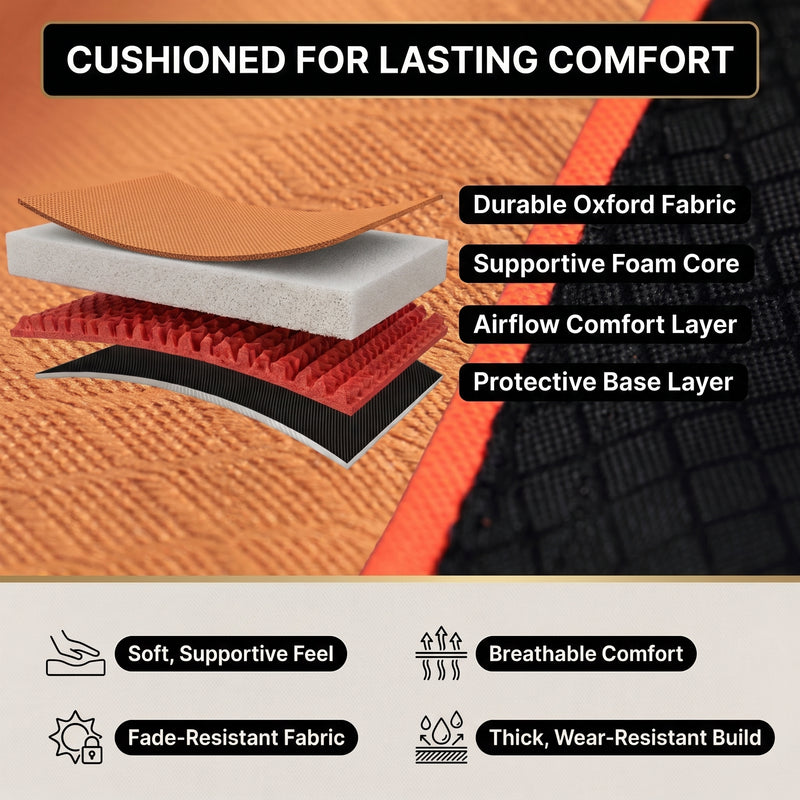 Oversized Padded 2-Person Folding Camping Loveseat Chair – Heavy Duty Outdoor Seating - 6