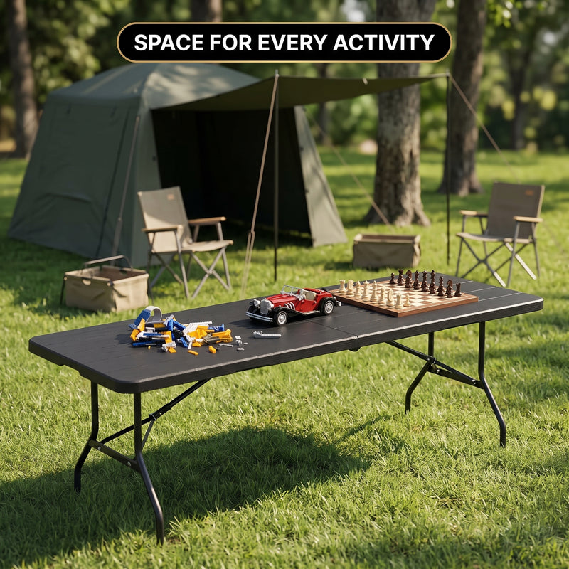 8 ft Heavy Duty Folding Table - 6