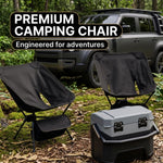 Ultralight Folding Camping Chair – Portable Outdoor High-Back Seat - 6