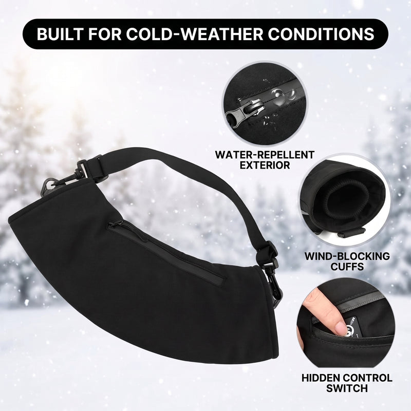 Rechargeable Hand Warmer Pouch – Electric Heated Hand Muff for Hunting, Golf & Outdoors - 6