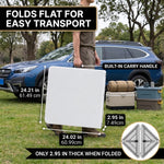 4 ft Adjustable Folding Camping Table - 6