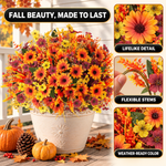 ARTIFICIAL FLOWERS FOR OUTDOORS – UV-RESISTANT FALL MIX - 6 (2)