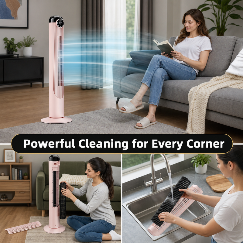 Tower Fan With Remote – 90° Oscillation, 36″ & 42″ - 6