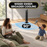 Tower Fan With Remote – 90° Oscillation, 36″ & 42″ - 6