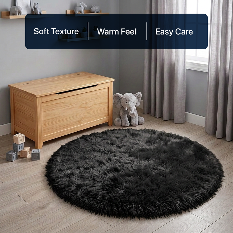 Faux Sheepskin Rug – Ultra Soft Fluffy Area Rug | Trufairs - 6