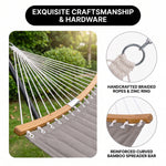 2-Person Hammock with Adjustable-Height Stand, Pillow & Carrying Bag - 6