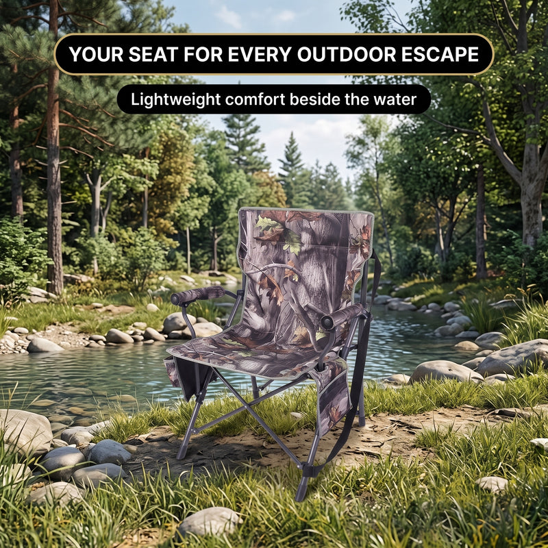Portable Heated Swivel Hunting Chair – Adjustable, Foldable Blind Seat - 6