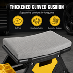 Mobile Mechanic Toolbox Seat with Drawers - Rolling Mechanic Stool with Sliding Tool Tray, Shop Stool with Wheels for Garage & Workshop, Auto Repair - 6