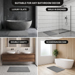STONE BATH MAT – QUICK-DRY DIATOMACEOUS EARTH SHOWER MAT - 6