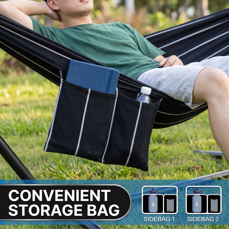 Double Hammock with Steel Stand – Indoor & Outdoor Comfort - 6