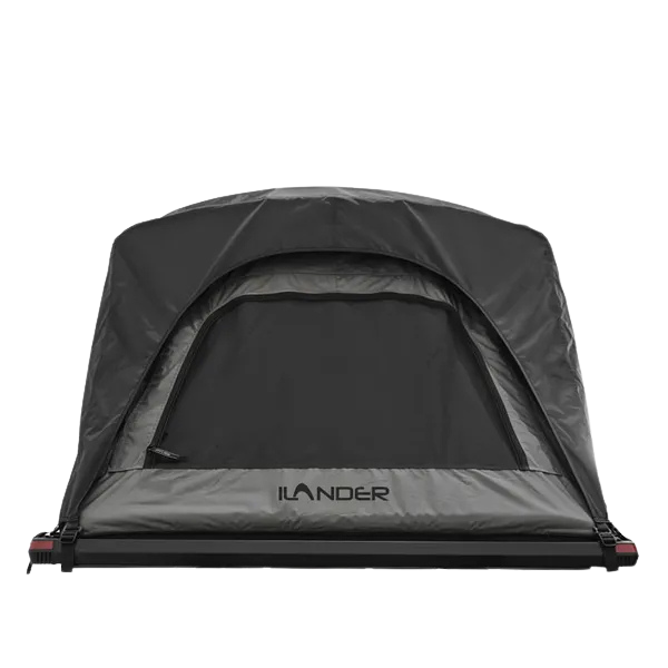 Premium ILANDER Lite Cruiser 120cm Rooftop Tent - Lightweight Aluminum Overland Car Camping Shelter for Adventure Travel