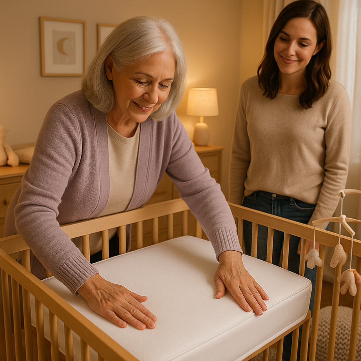 Premium Waterproof Bamboo Terry Crib Mattress Protector - Ultra-Soft 5" Deep Pocket Cover with Silent Protection