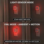 PLUG-IN NIGHT LIGHT – MOTION SENSOR, DUSK-TO-DAWN & DIMMING - 6