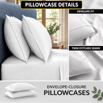 Bamboo Cooling Sheets – 300TC Viscose Sateen Sheet Set - 6