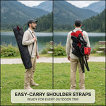 Oversized Portable Camping Chair with Lumbar Support & Cooler Bag - 6