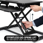 Standing Desk Converter – Adjustable Sit-to-Stand Desk Riser - 6