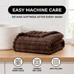 Throw Blanket – Soft, Lightweight Ribbed Design - 6