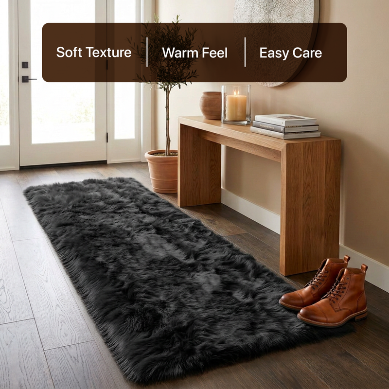 Faux Sheepskin Rug – Ultra Soft Fluffy Area Rug | Trufairs - 6
