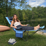 Premium Reclining Outdoor Camping Chair – Adjustable Comfort Seat - 6