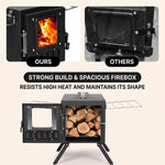 PORTABLE WOOD STOVE FOR CAMPING, TENT STOVE - 6
