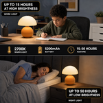 MUSHROOM LAMP – CORDLESS, RECHARGEABLE & TOUCH-DIMMABLE - 6