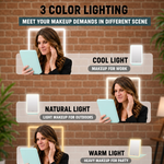 Portable LED Makeup Mirror – Rechargeable, Adjustable Brightness, Compact & Travel-Friendly - 6