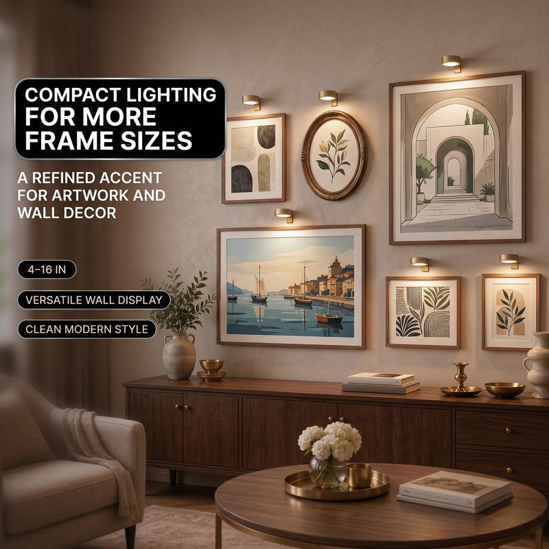 Picture Lights for Wall, Rechargeable Battery Operated LED Gallery Light Bar with Remote & Timer, Dimmable Wireless Wall Sconce for Paintings & Frames - 6