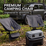 Ultralight Folding Camping Chair – Portable Outdoor High-Back Seat - 6