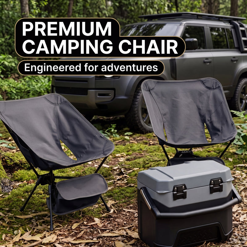 Ultralight Folding Camping Chair – Portable Outdoor High-Back Seat - 6