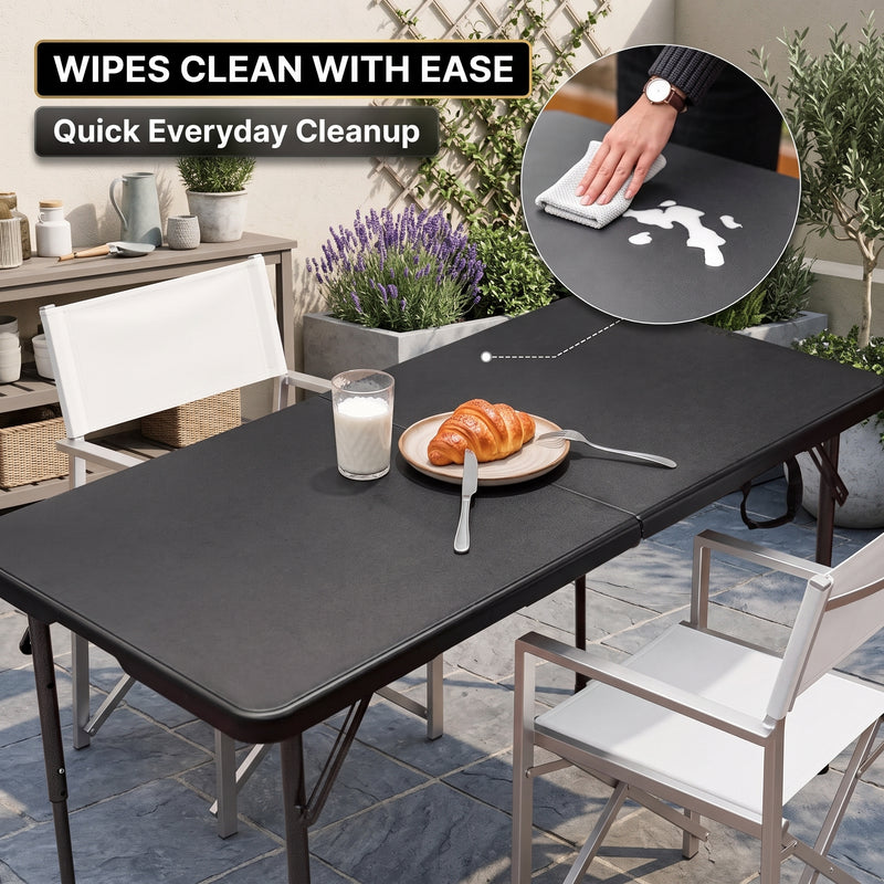 4 ft Adjustable Folding Camping Table - 6