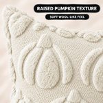 DECORATIVE PILLOW COVERS – 3D PUMPKIN SET OF 2 - 6