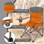Outdoor 4-Piece Folding Chair and Table Set – Perfect for Camping and Picnics - 6