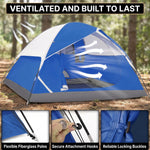 2-4 PERSON LIGHTWEIGHT BACKPACKING DOME CAMPING TENTS - 6
