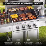 Grate for Outdoor Backyard BBQ Cooking - 6