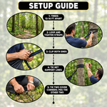 DOUBLE CAMPING HAMMOCK WITH REVERSIBLE BUG NET – 2 PERSON, 660 LB - 6
