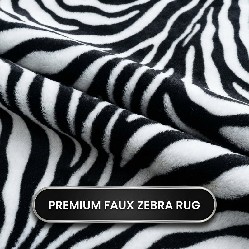 Faux Cowhide Rug – Animal Print Area Rug for Living Room, Bedroom & Office - 6
