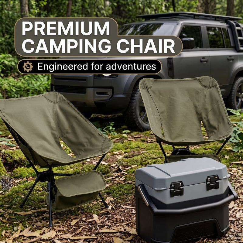 Ultralight Folding Camping Chair – Portable Outdoor High-Back Seat - 6