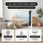 3-in-1 Evaporative Air Cooler Tower Fan with Remote Control - 6