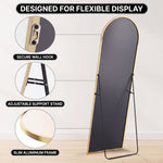 FULL LENGTH MIRROR – ARCHED STANDING & WALL-MOUNT DESIGN - 6