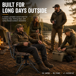 Portable Adjustable Hunting Chair with Swivel & Heated - 6